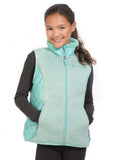 Big and Little Girls' Quartz Hybrid Fleece Vest