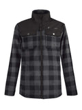 Boys' Cedar Plaid Fleece Shirt Jacket