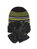 Boys' Reversible Hat & Ski Glove Set