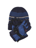 Boys' Reversible Hat & Ski Glove Set