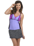 Deltex Color Block Tankini Top