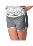Heather Surf Drawstring Sporty Swim Short