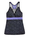 Heather Surf Racerback Tankini Top