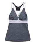 Heather Surf Racerback Tankini Top