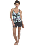 Tropical Slice Flyaway Tankini Top