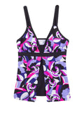 Tropical Slice Flyaway Tankini Top