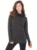 Women's Free 2 Hang Out Striated Zip Up Hoodie